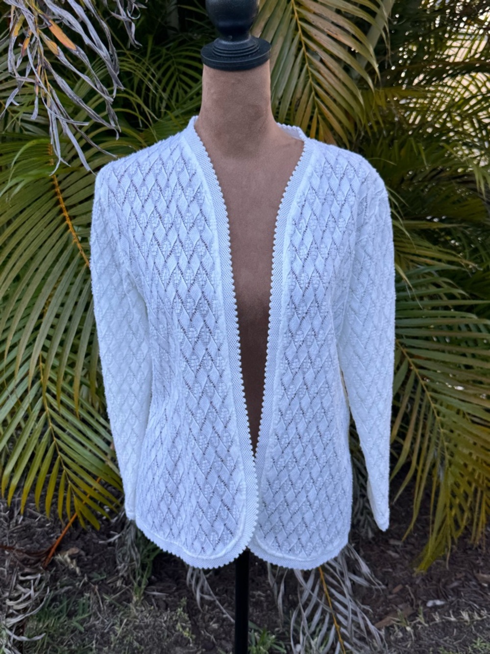 Fairy Core Vintage Vienna Lacy open cardigan